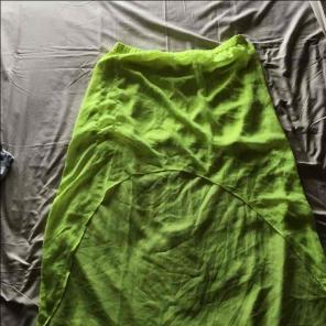 Hi Low Lime Express Skirt (M)