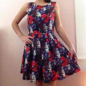 Cute floral mini dress