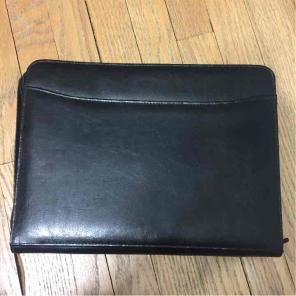 Leather portfolio