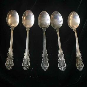 Vintage Silver Plate Demitasse Spoon