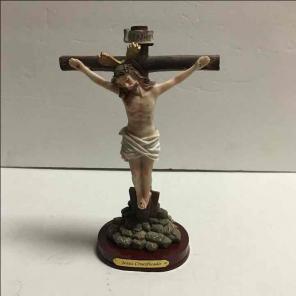 Standing Crucifix Cross Religious 10"