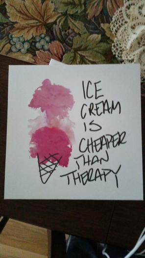 "Ice cream is cheaper..." artdecor