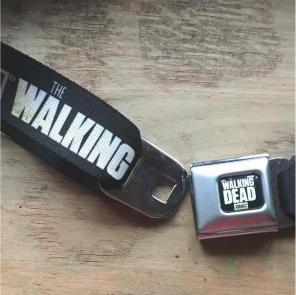 Walking Dead seatbelt belt FREE SHIP!