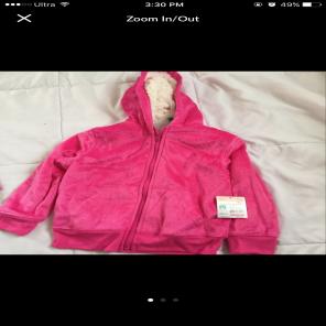 Girls Pink Sweater New