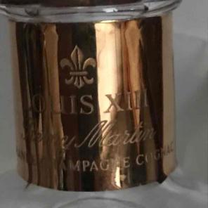 Empty Crystal bottle of Louis the 13th