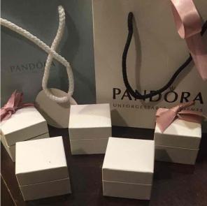 Pandora Empty bags and 5 small boxes