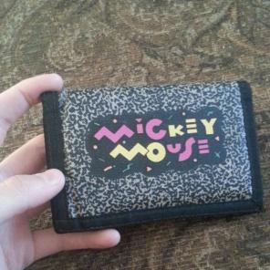 Mickey mouse wallet flawless vintage
