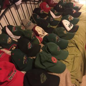 Huge Lot Of Minnesota Wild NHL Hats