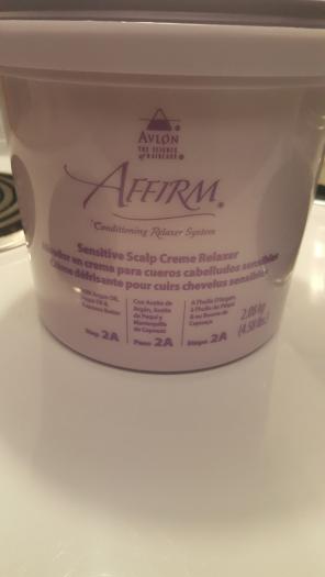 Affirm sensitive scalp creme relaxer