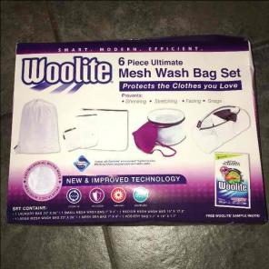 6 piece mesh wash bag set