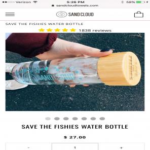 Sand Cloud Water Bottle