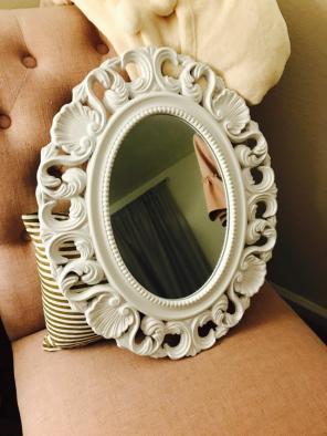 White Vintage Mirror
