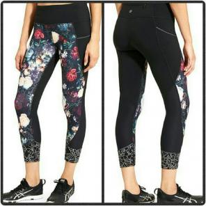 NWT Athleta Black Orchid Relay Capri S