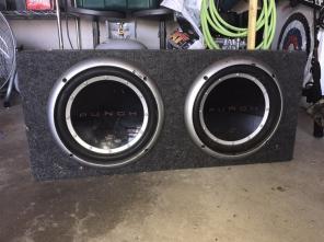 2 Subwoofers And 2 Amps