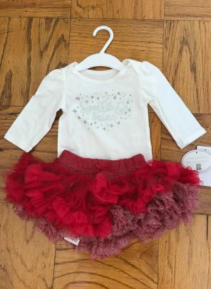 Baby Girl Onesie With Tutu Set