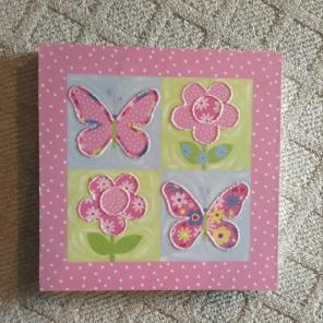 Butterfly/Flower Picture Frame Decor