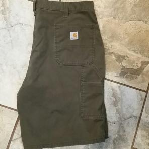 Mens Carharrt shorts size 40 green