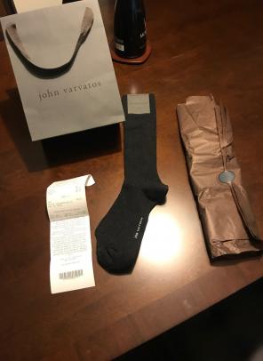 John Varvatos Mens Socks (Grey)