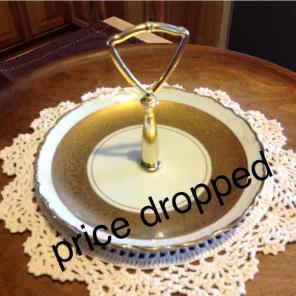 Vtg. Ceramic Serving Tray