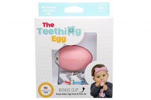 Teething Egg; NIB; Pink!