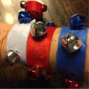 Set of 3 Patriotic Jingle Slap Bracelet