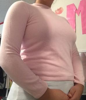 Pink Turtle Neck Top