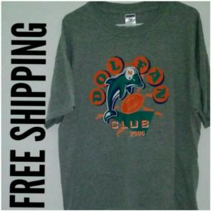2006 Miami Dolphins Dol-Fan Club T Shirt