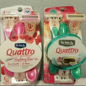 2 - Schick Quattro Razors - 6ct