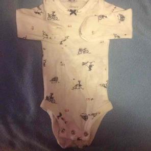 Carter newborn onesie