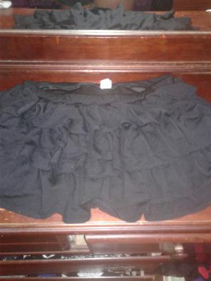 Stretchy black Tutu miniskirt