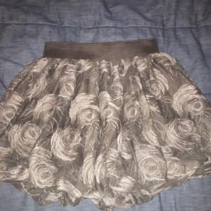 Silver Bubble Skirt