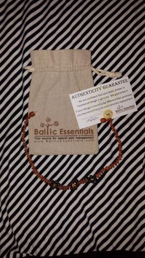 12.5 inch amber teething necklace
