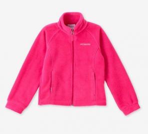 Columbia Hot Pink Fleece Girl Jacket XXS