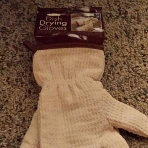 Dish drying gloves. Never used.