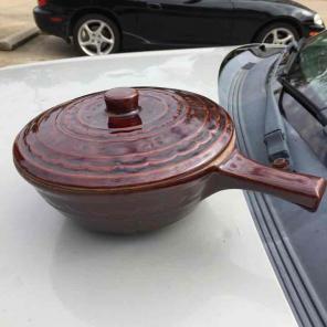 Mar Crest oven stoneware Daisey pattern