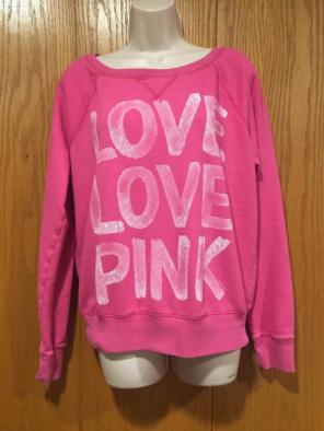 Love pink sweater