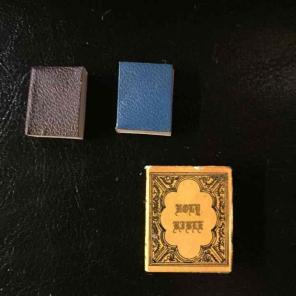 Miniature Bible and books