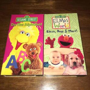 2 Sesame Street VHS