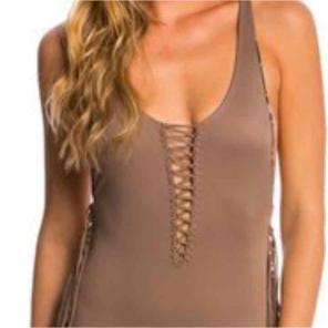 Indah fringe one piece