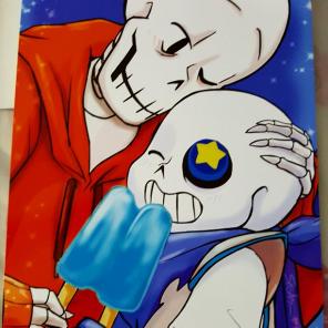 Undertale Underswap Papyrus Sans Print
