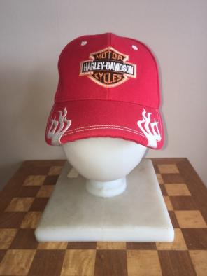 Harley Davidson Red Baseball Cap