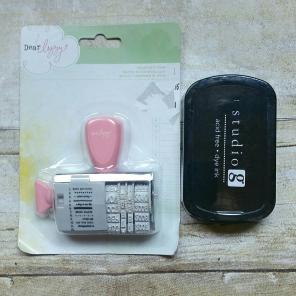 Dear Lizzy Stamp & New Ink Pad