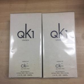 2 Qk1 3.4 compare to ck one Calvin Klein