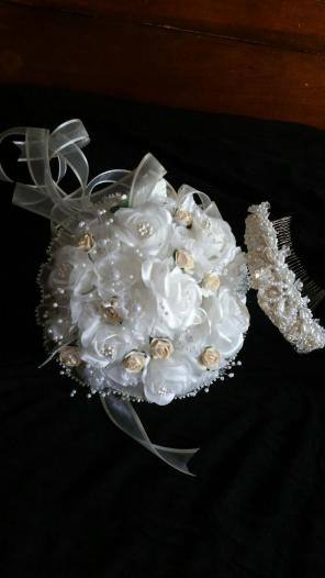 Wedding Bouquet And Tiara