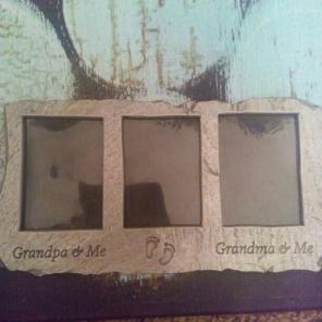 New slate frame grandma/grandpa