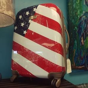 NWT Jessica Simpson Patriotic Luggage
