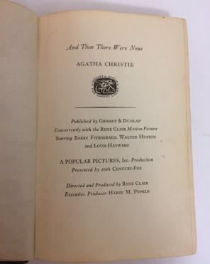 1945 Edition And Then There Were None