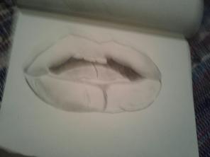 Lips drawing