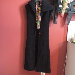Free People Long Sweater Coat Wool S 4 6