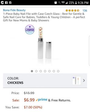 Fabulous fingernail file